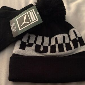 Puma hat & gloves set new! OS